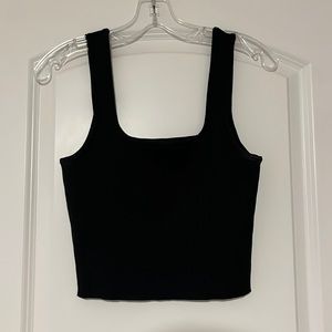 black tank top